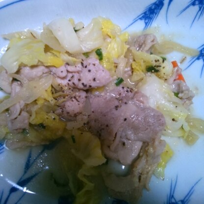 味噌味の野菜炒めは初めてだったけど、とっても美味しかったです⭐また作ります(*^^*)